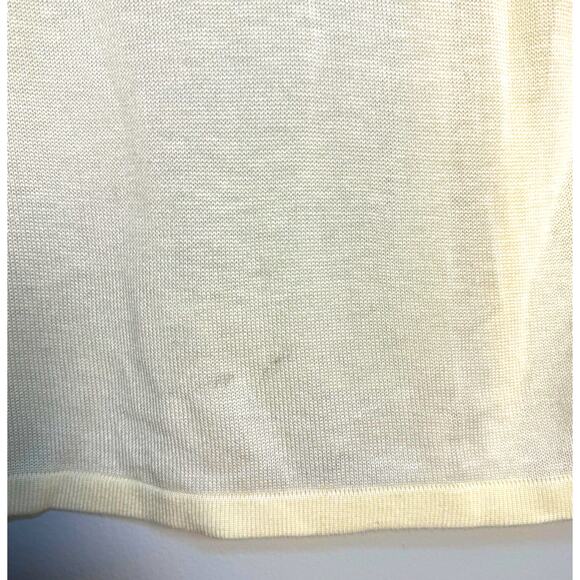 CYRUS Pastel Yellow Cardigan Sweater, Size Medium - Picture 5 of 5